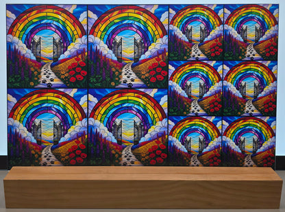 DecoCraft - Scenic Elevated Texture Tiles - Heaven's Open Gate