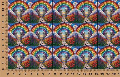 DecoCraft - Scenic Elevated Texture Tiles - Heaven's Open Gate