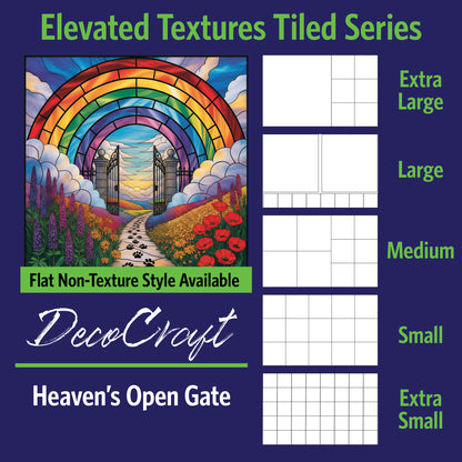 DecoCraft - Scenic Elevated Texture Tiles - Heaven's Open Gate