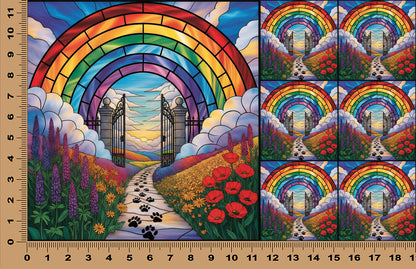 DecoCraft - Scenic Elevated Texture Tiles - Heaven's Open Gate