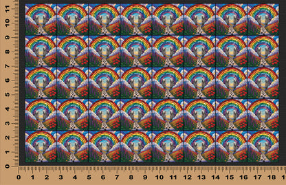 DecoCraft - Scenic Elevated Texture Tiles - Heaven's Open Gate