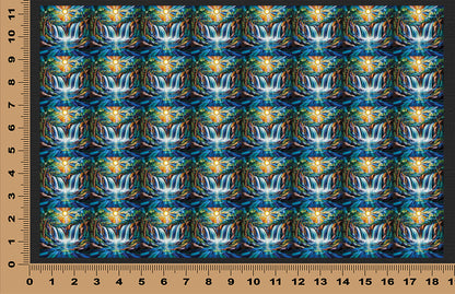 DecoCraft - Scenic Elevated Texture Tiles - Sunfire Cascade