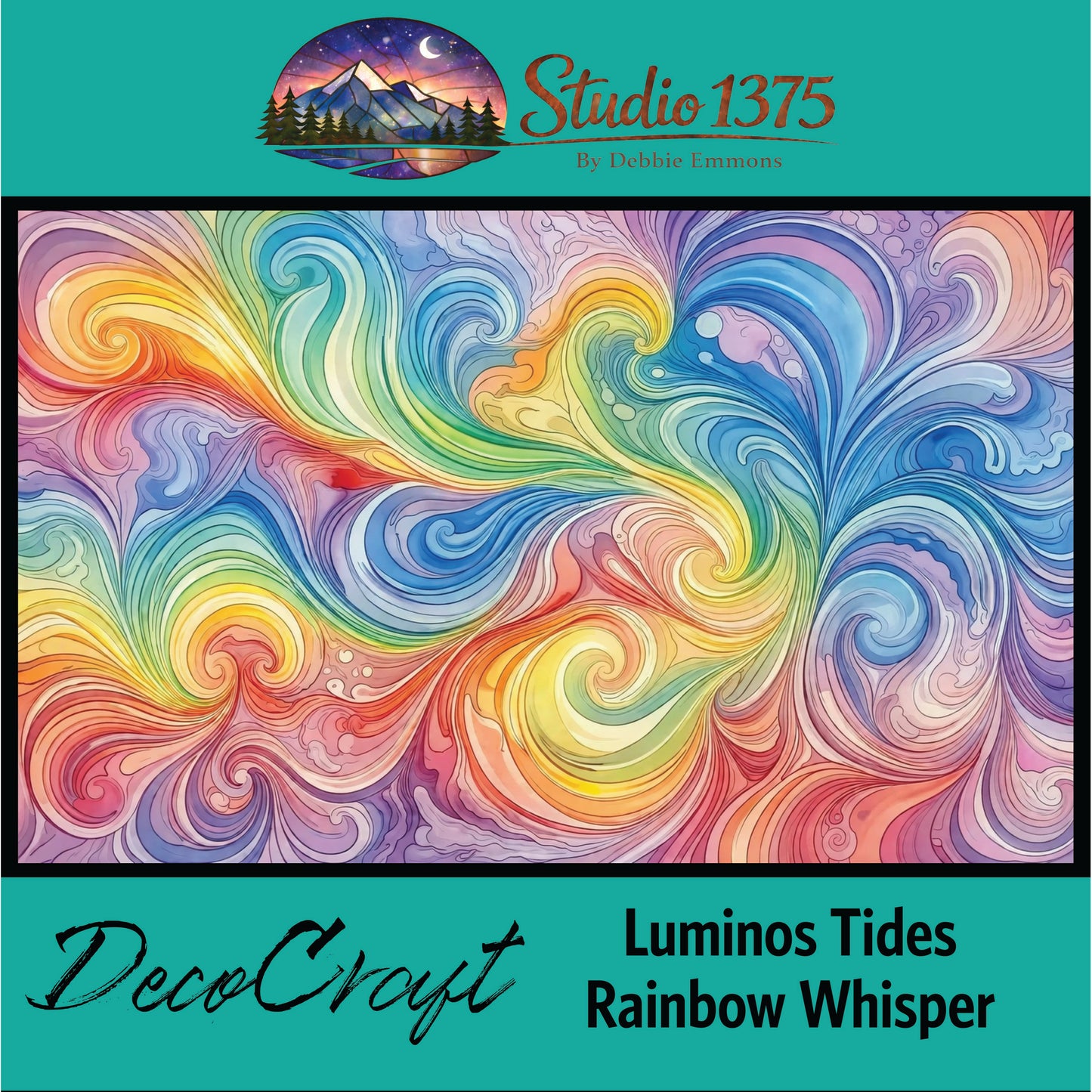 DecoCraft - Studio 1375 - Luminous Tides - Rainbow Whisper Glow