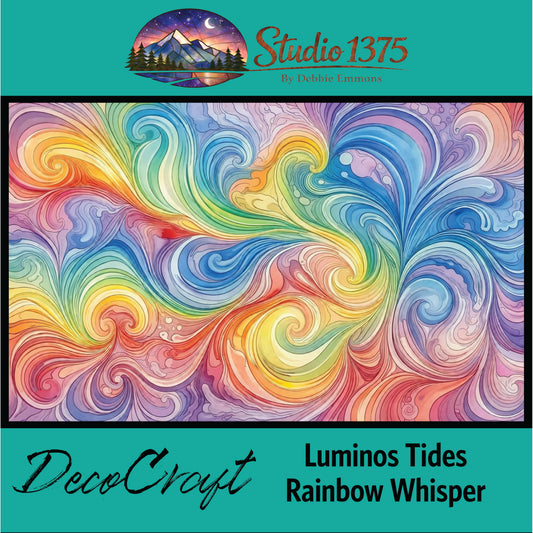 DecoCraft - Studio 1375 - Luminous Tides - Rainbow Whisper Glow