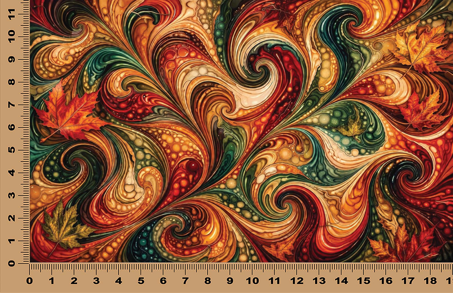 DecoCraft - Studio 1375 - Luminous Tides - Autumn Ember Flow