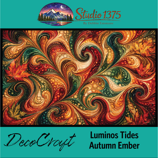 DecoCraft - Studio 1375 - Luminous Tides - Autumn Ember Flow