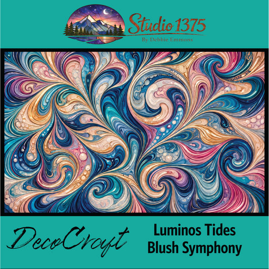DecoCraft - Studio 1375 - Luminous Tides - Blush Tide Symphony