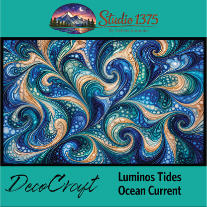 DecoCraft - Studio 1375 - Luminous Tides - Ocean Current Glow