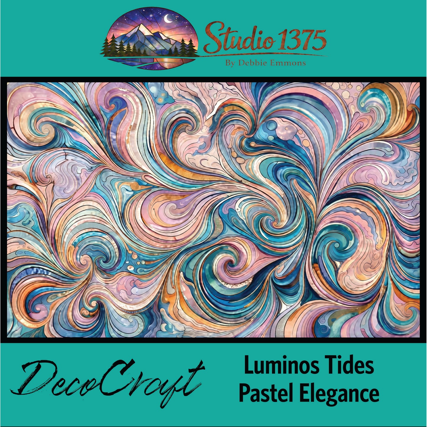 DecoCraft - Studio 1375 - Luminous Tides - Pastel Current Elegance