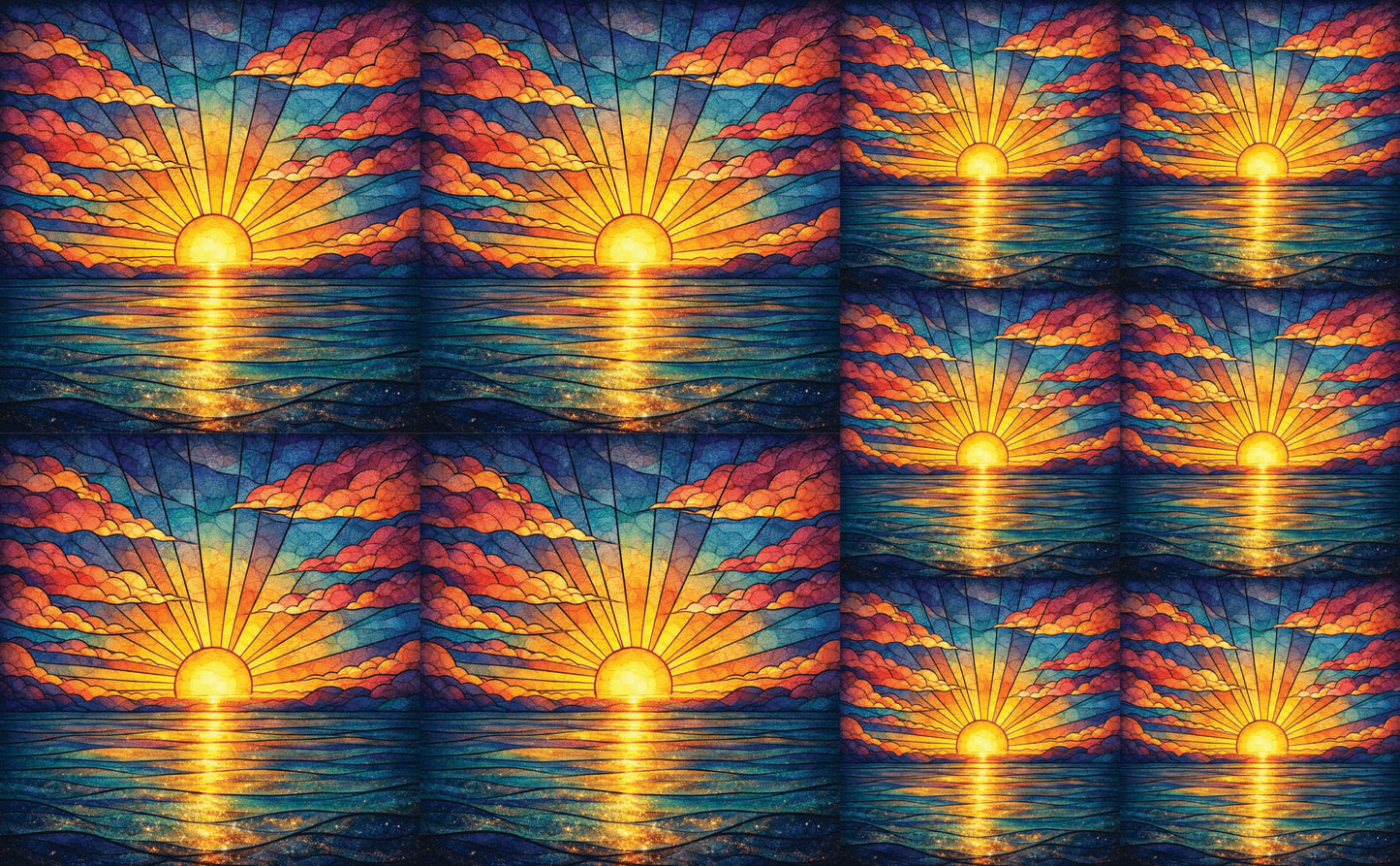 DecoCraft - Studio 1375 - Scenic Tiles Series - Radiant Horizon Glow