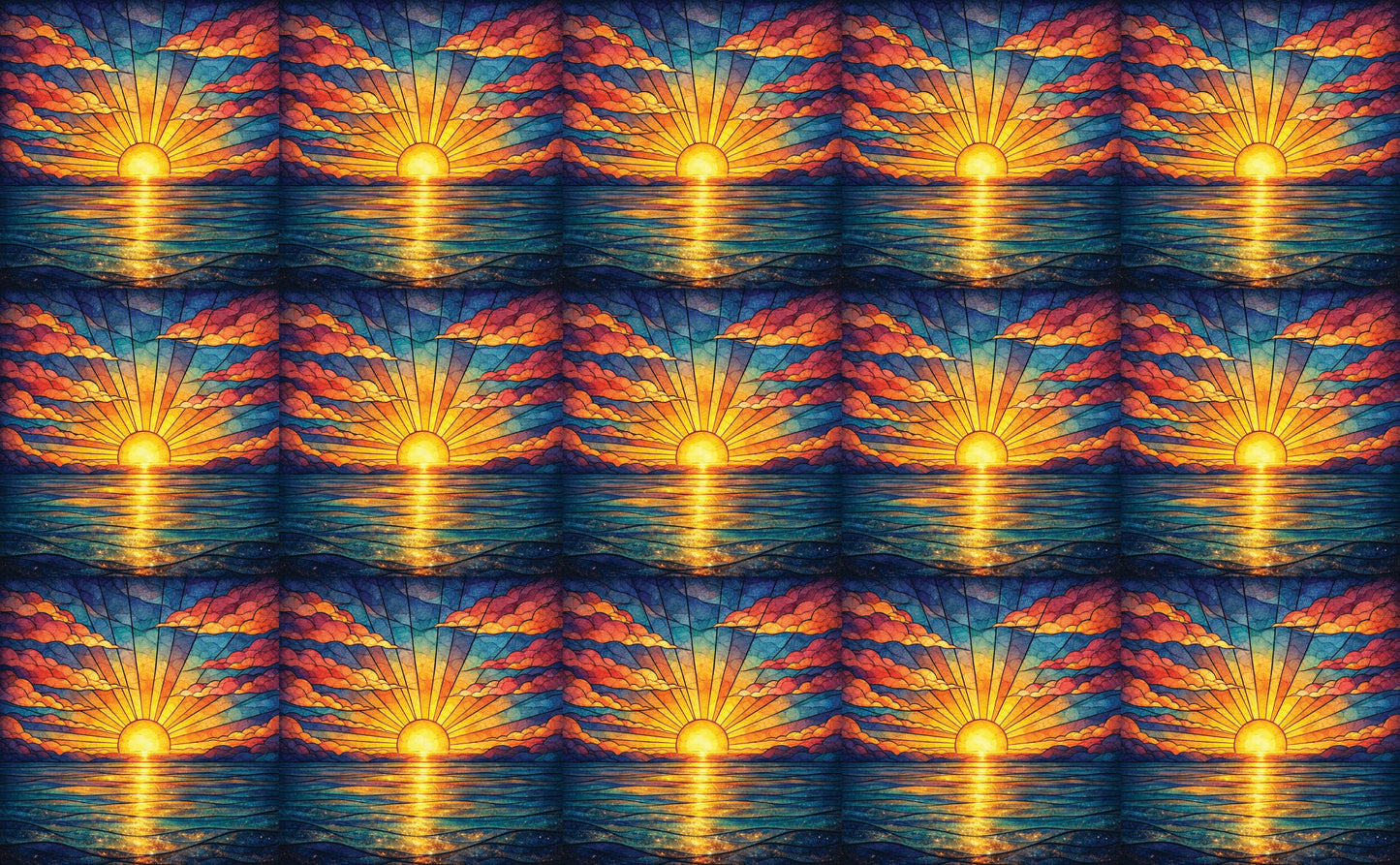 DecoCraft - Studio 1375 - Scenic Tiles Series - Radiant Horizon Glow