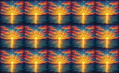DecoCraft - Studio 1375 - Scenic Tiles Series - Radiant Horizon Glow