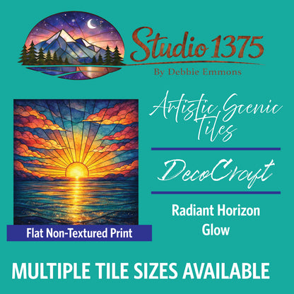 DecoCraft - Studio 1375 - Scenic Tiles Series - Radiant Horizon Glow