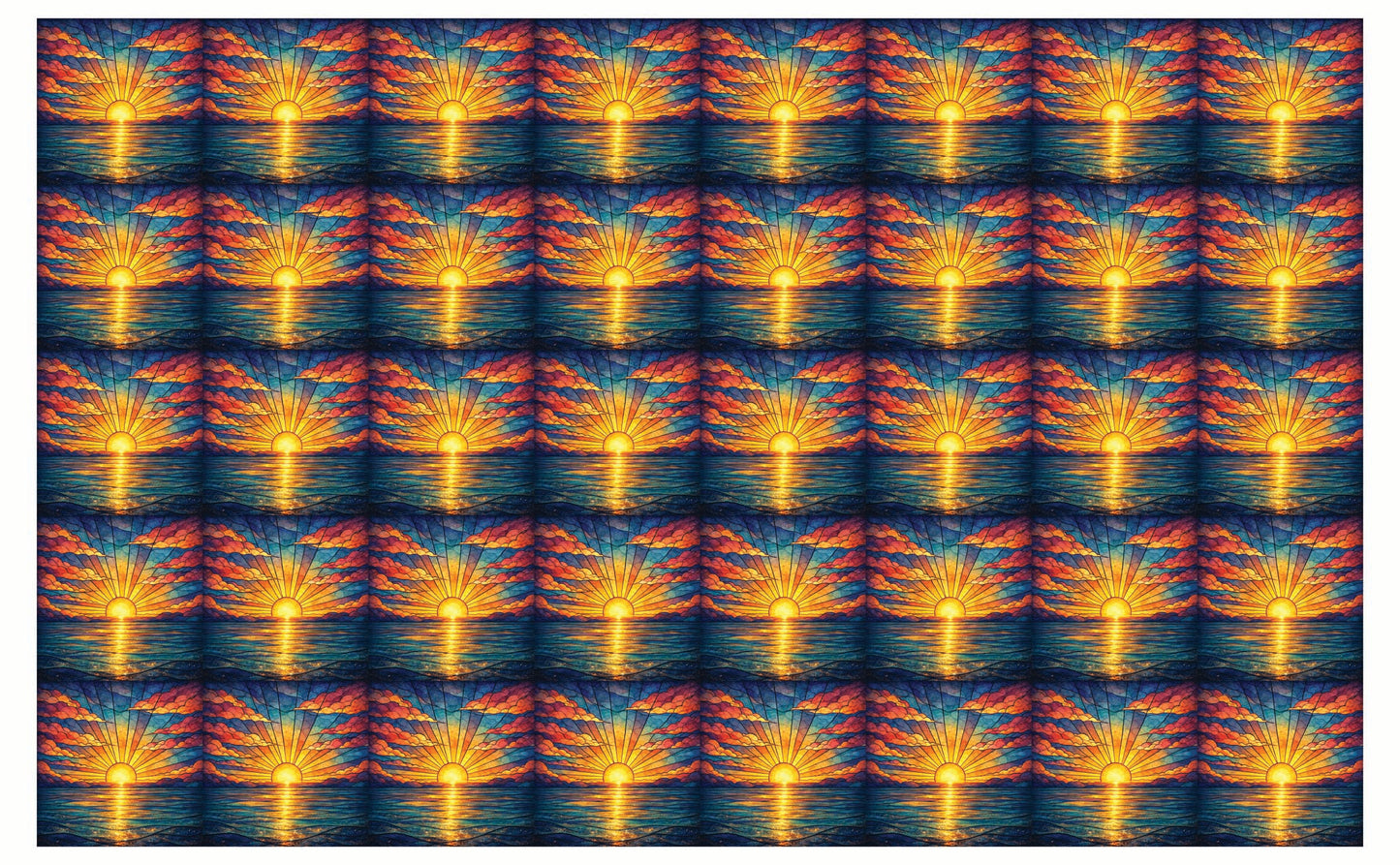 DecoCraft - Studio 1375 - Scenic Tiles Series - Radiant Horizon Glow
