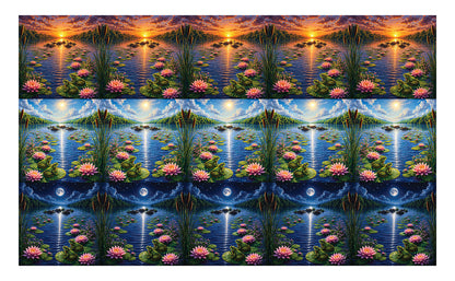 DecoCraft - Studio 1375 - Scenic Tiles Series - River Scene Assortment