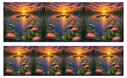 DecoCraft - Studio 1375 - Scenic Tiles Series - River at Sunset
