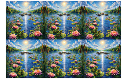 DecoCraft - Studio 1375 - Scenic Tiles Series - River at High Noon