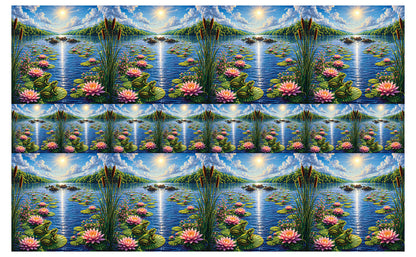 DecoCraft - Studio 1375 - Scenic Tiles Series - River at High Noon