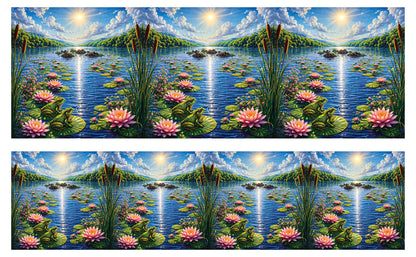 DecoCraft - Studio 1375 - Scenic Tiles Series - River at High Noon