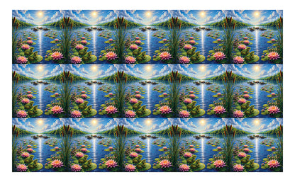 DecoCraft - Studio 1375 - Scenic Tiles Series - River at High Noon