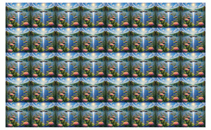 DecoCraft - Studio 1375 - Scenic Tiles Series - River at High Noon