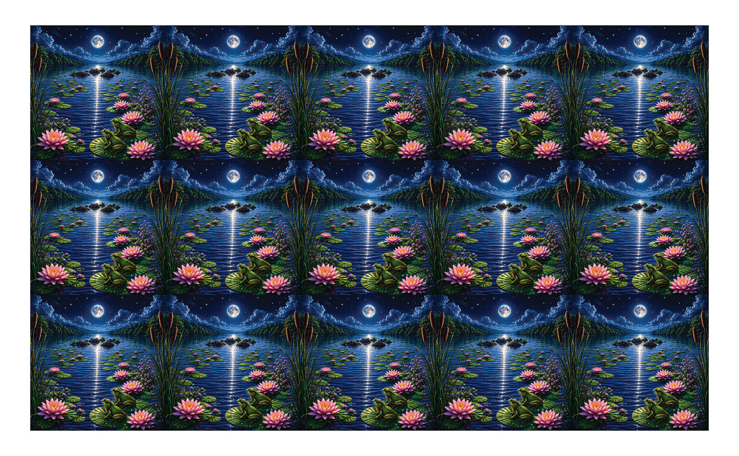 DecoCraft - Studio 1375 - Scenic Tiles Series - River at Night
