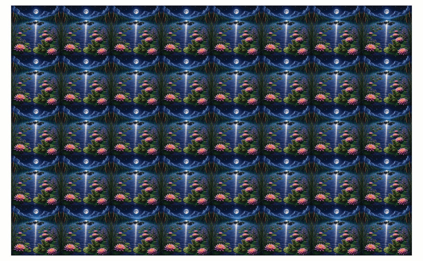 DecoCraft - Studio 1375 - Scenic Tiles Series - River at Night