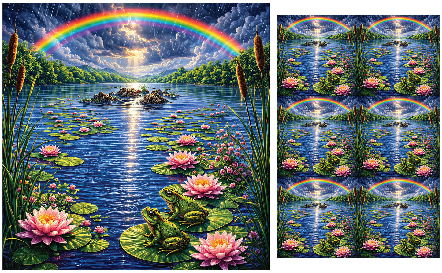 DecoCraft - Studio 1375 - Scenic Tiles Series - Rainbow River