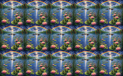 DecoCraft - Studio 1375 - Scenic Tiles Series - Rainbow River