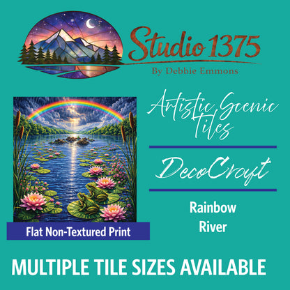 DecoCraft - Studio 1375 - Scenic Tiles Series - Rainbow River