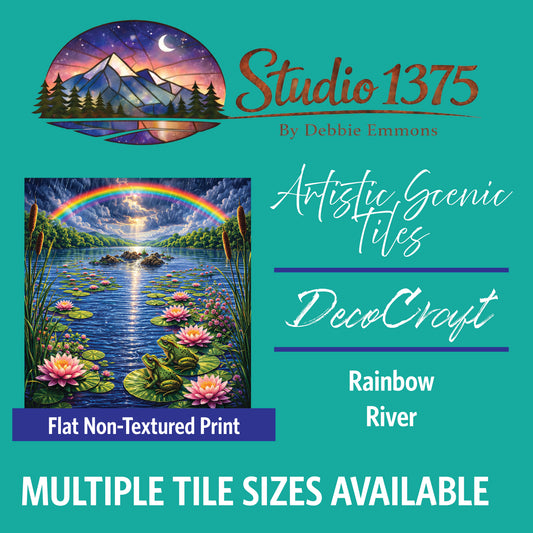 DecoCraft - Studio 1375 - Scenic Tiles Series - Rainbow River