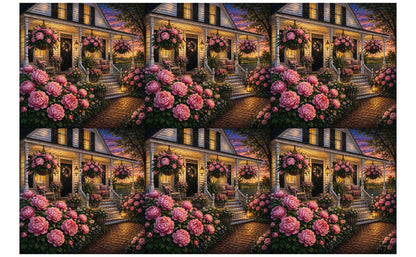 DecoCraft - Studio 1375 - Scenic Tiles Series - Blush Peony