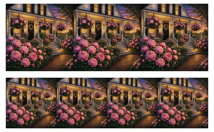 DecoCraft - Studio 1375 - Scenic Tiles Series - Blush Peony