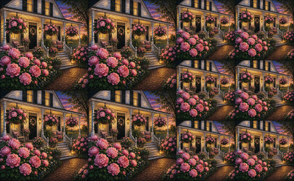 DecoCraft - Studio 1375 - Scenic Tiles Series - Blush Peony