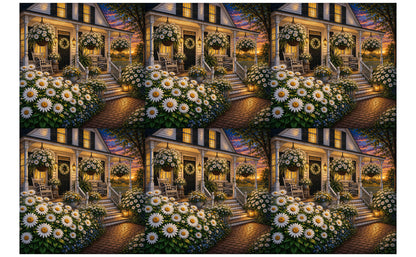 DecoCraft - Studio 1375 - Scenic Tiles Series - Daisy Cottage