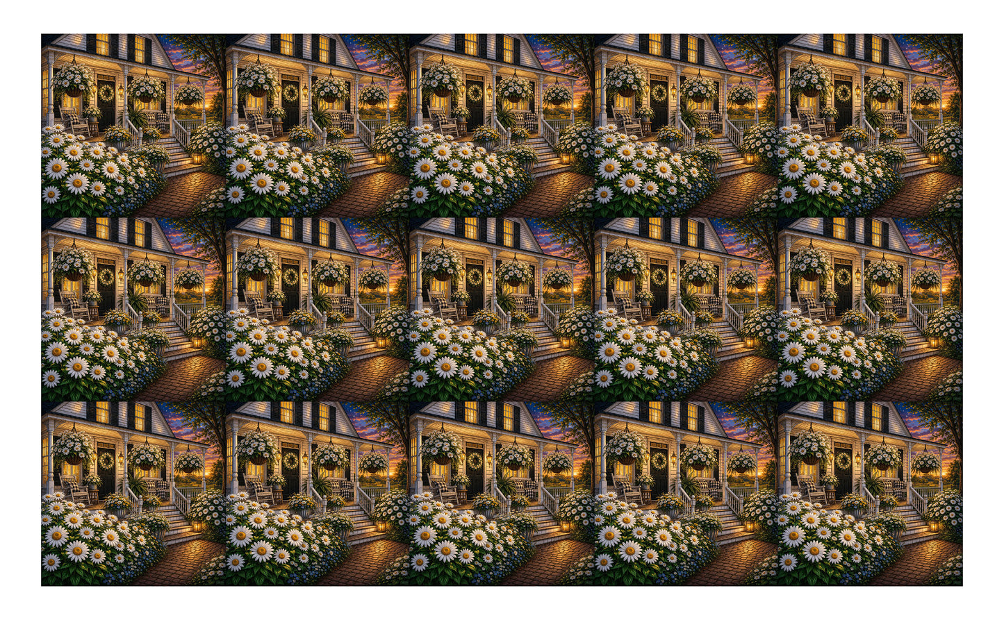 DecoCraft - Studio 1375 - Scenic Tiles Series - Daisy Cottage