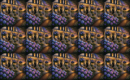 DecoCraft - Studio 1375 - Scenic Tiles Series - Hydrangea Hour
