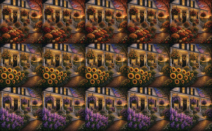 DecoCraft - Studio 1375 - Scenic Tiles Series - Twilight Porch Assortment II