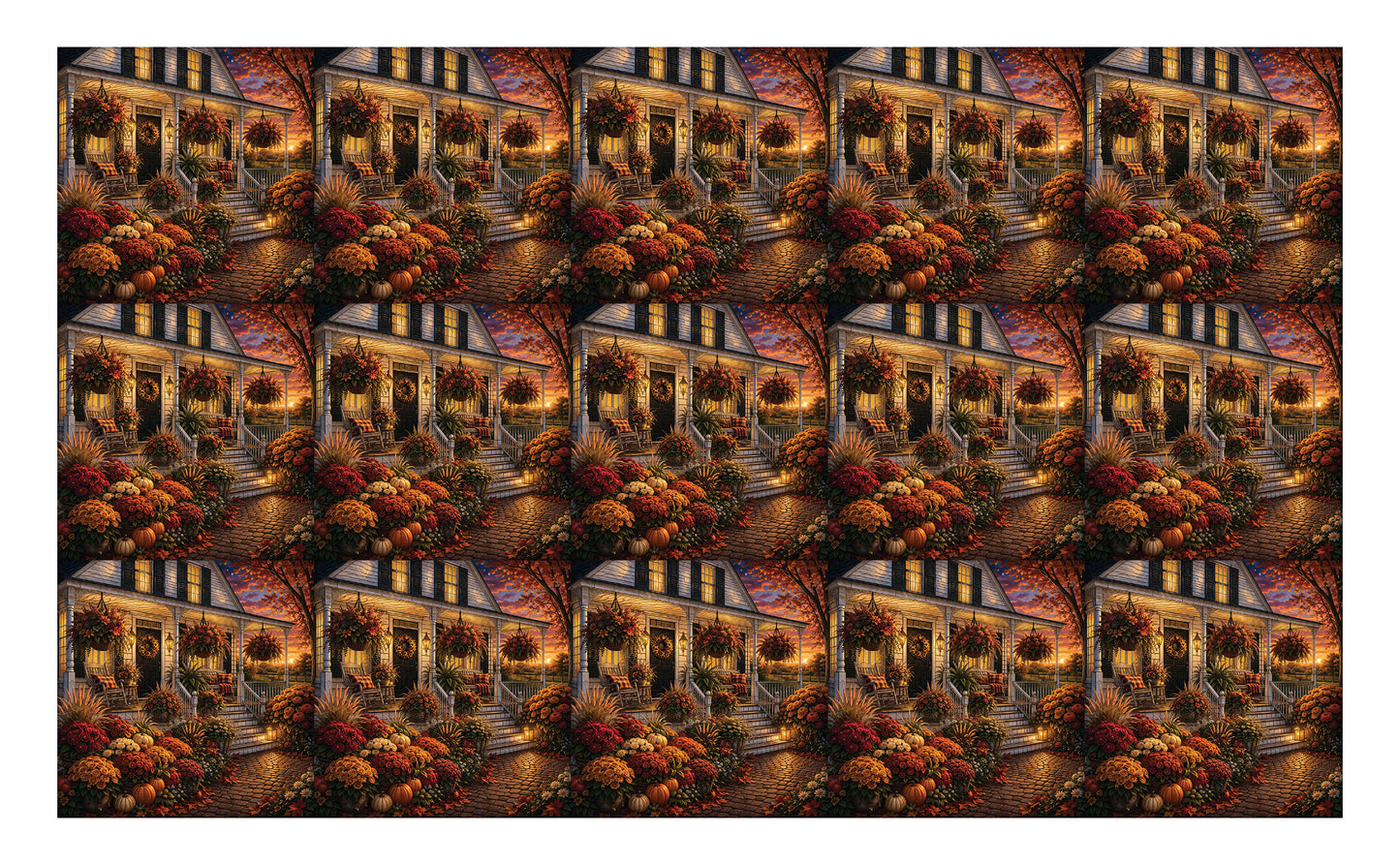 DecoCraft - Studio 1375 - Scenic Tiles Series - Autumn Harvest