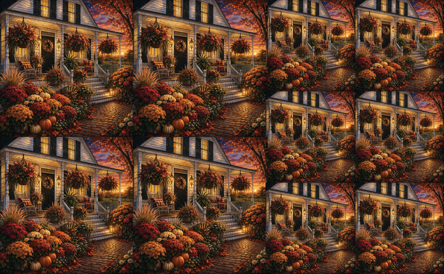 DecoCraft - Studio 1375 - Scenic Tiles Series - Autumn Harvest