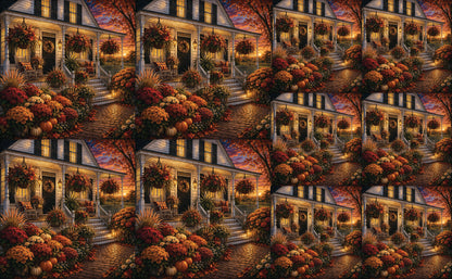 DecoCraft - Studio 1375 - Scenic Tiles Series - Autumn Harvest