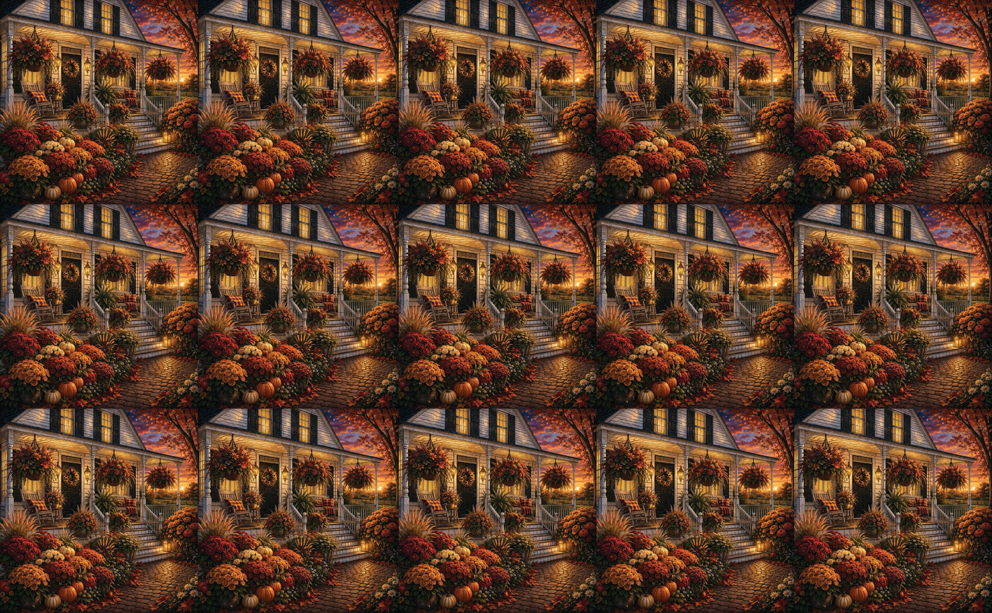DecoCraft - Studio 1375 - Scenic Tiles Series - Autumn Harvest