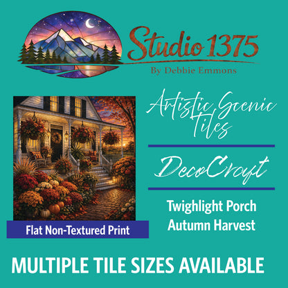 DecoCraft - Studio 1375 - Scenic Tiles Series - Autumn Harvest