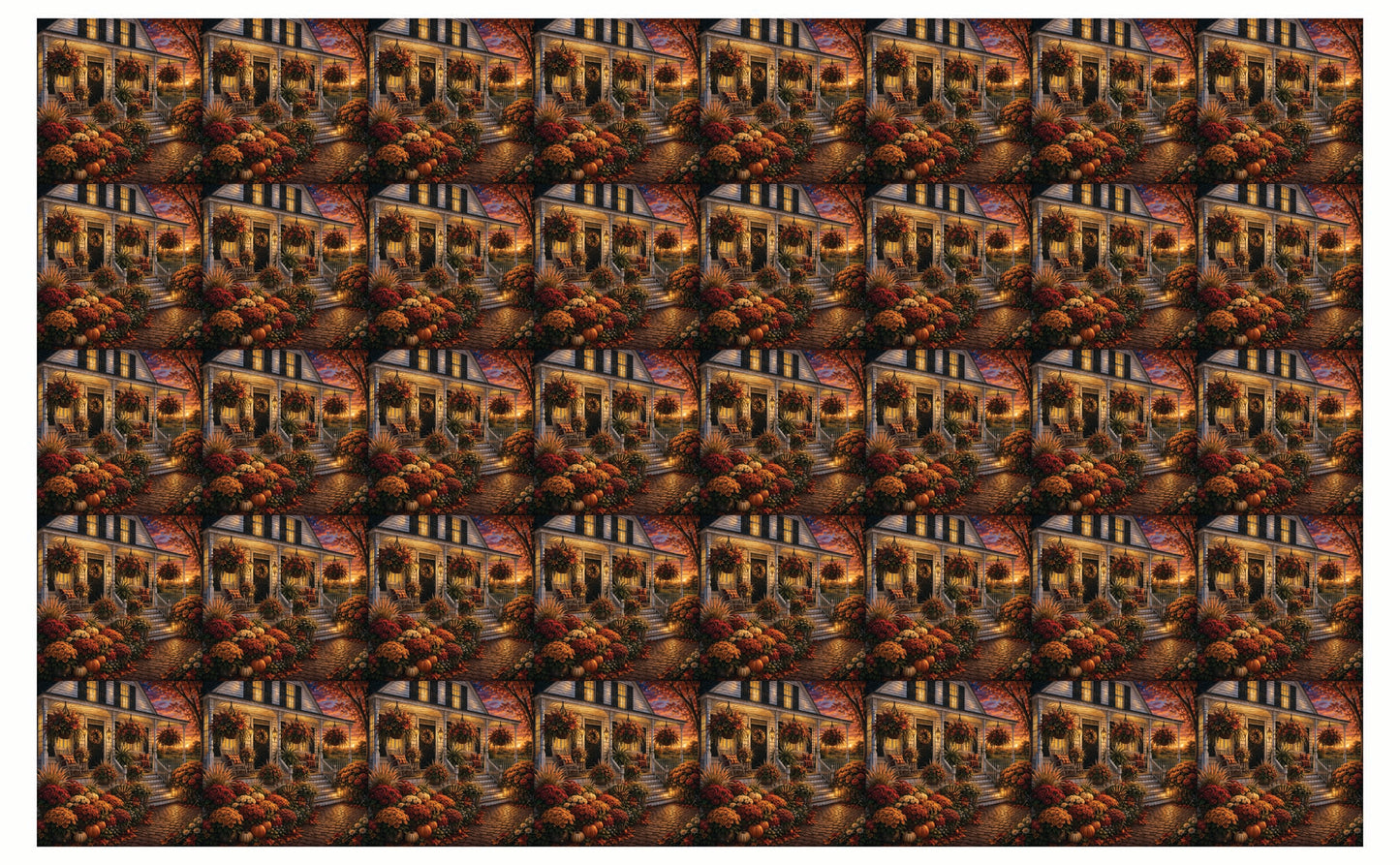 DecoCraft - Studio 1375 - Scenic Tiles Series - Autumn Harvest