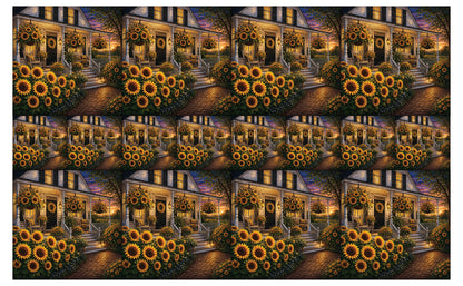 DecoCraft - Studio 1375 - Scenic Tiles Series - Golden Sunflower