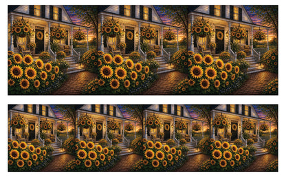 DecoCraft - Studio 1375 - Scenic Tiles Series - Golden Sunflower