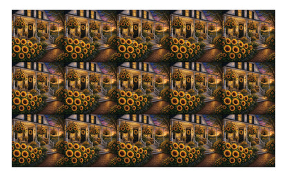 DecoCraft - Studio 1375 - Scenic Tiles Series - Golden Sunflower