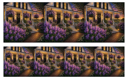 DecoCraft - Studio 1375 - Scenic Tiles Series - Lavendar Retreat