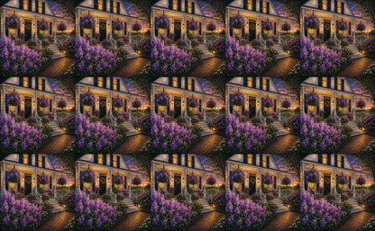 DecoCraft - Studio 1375 - Scenic Tiles Series - Lavendar Retreat