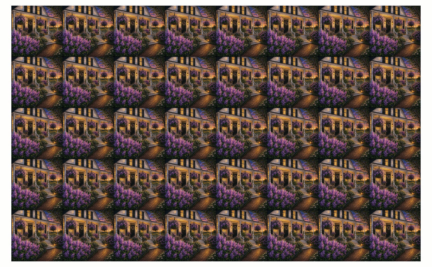 DecoCraft - Studio 1375 - Scenic Tiles Series - Lavendar Retreat